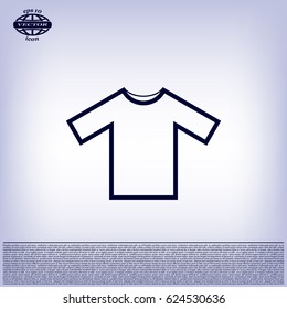 Tshirt Icon icon, vector illustration. Flat design style