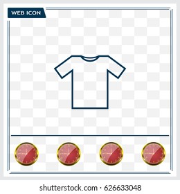 Tshirt Icon icon, vector illustration. Flat design style