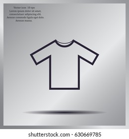 Tshirt Icon icon, vector illustration. Flat design style