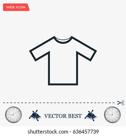 Tshirt Icon icon, vector illustration. Flat design style