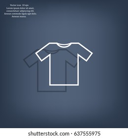 Tshirt Icon icon, vector illustration. Flat design style