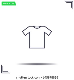 Tshirt Icon icon, vector illustration. Flat design style