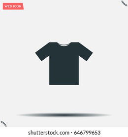 Tshirt Icon icon, vector illustration. Flat design style