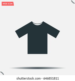 Tshirt Icon icon, vector illustration. Flat design style