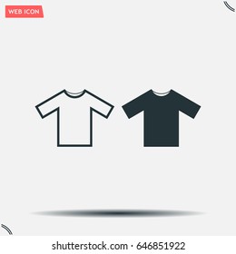 Tshirt Icon icon, vector illustration. Flat design style