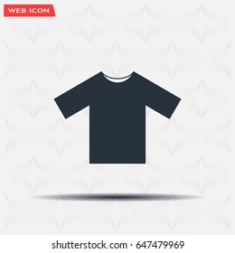 Tshirt Icon icon, vector illustration. Flat design style