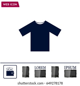 Tshirt Icon icon, vector illustration. Flat design style