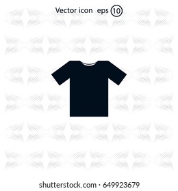 Tshirt Icon icon, vector illustration. Flat design style