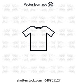 Tshirt Icon icon, vector illustration. Flat design style