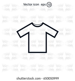 Tshirt Icon icon, vector illustration. Flat design style