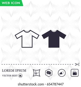 Tshirt Icon icon, vector illustration. Flat design style