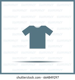 Tshirt Icon icon, vector illustration. Flat design style