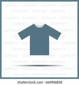 Tshirt Icon icon, vector illustration. Flat design style