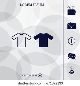 Tshirt Icon icon, vector illustration. Flat design style