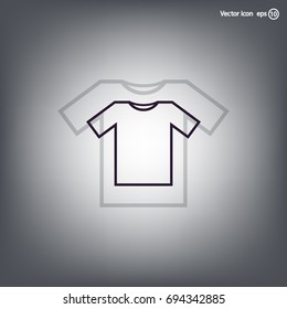 Tshirt Icon icon, vector illustration. Flat design style