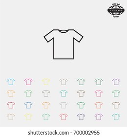 Tshirt Icon icon, vector illustration. Flat design style