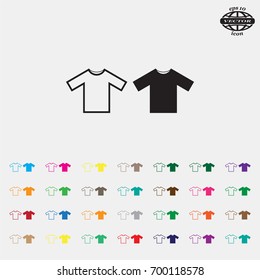 Tshirt Icon icon, vector illustration. Flat design style