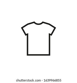 Tshirt icon. Vector illustration. Line style.