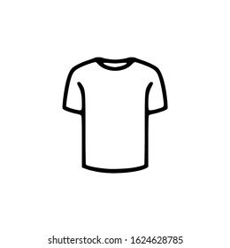 T-shirt icon vector illustration logo template for many purpose. Isolated on white background