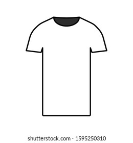 t-shirt icon vector illustration. Sport t-shirt icon. editable vector