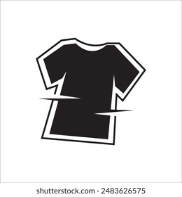 T-SHIRT ICON VECTOR ILLUSTRATION SYMBOL DESIGN