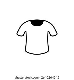 T-shirt icon, vector illustration, symbol, design logo template picture, for ui or ux isolated on white for mobile app, editable