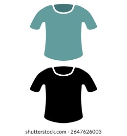 T-shirt icon, vector illustration, symbol, design logo template picture, for ui or ux isolated on white for mobile app, editable