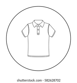T-shirt icon of vector illustration for web and mobile