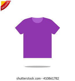 t-shirt icon, vector t-shirt icon, isolated t-shirt icon
