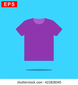 t-shirt icon, vector t-shirt icon, isolated t-shirt icon