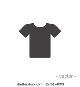 T-shirt icon vector. Linear style sign for mobile concept and web design. T-shirt symbol illustration