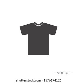 T-shirt icon vector. Linear style sign for mobile concept and web design. T-shirt symbol illustration