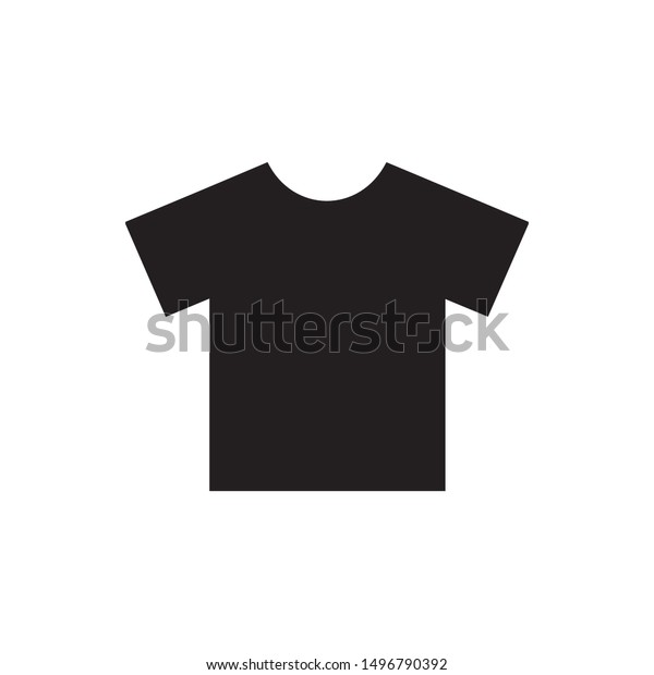 Tshirt Icon Vector Linear Style Sign Stock Vector (Royalty Free) 1496790392