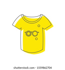 T-shirt Icon Vector. Simple flat symbol