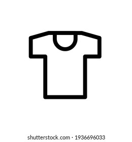 t-shirt Icon Vector. Simple flat symbol. Perfect Black pictogram illustration on white background.