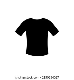 t-shirt icon vector. simple flat template. all genders. use of many things