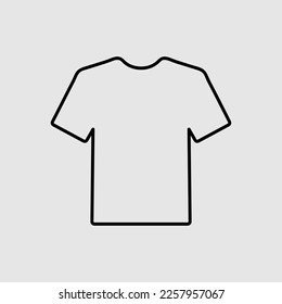 T-shirt Icon Vector. Simple flat symbol. trendy style illustration on white background