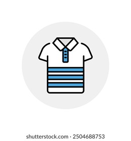 Tshirt icon vector stock illustration