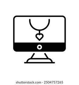 Tshirt icon vector stock illustration