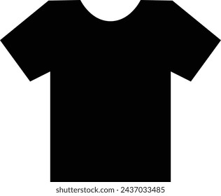T-shirt icon, vector template element illustration for design