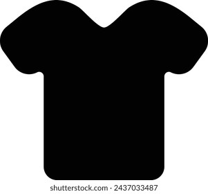 T-shirt icon, vector template element illustration for design
