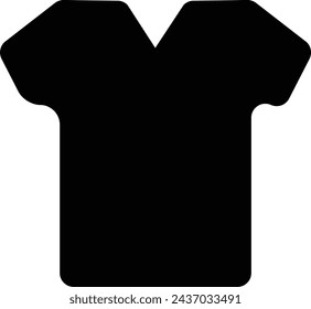 T-shirt icon, vector template element illustration for design