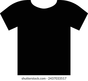 T-shirt icon, vector template element illustration for design