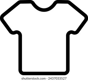 T-shirt icon, vector template element illustration for design