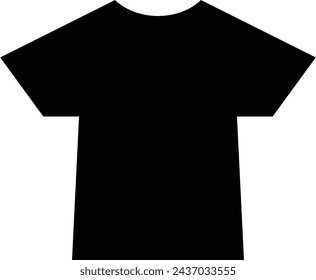 T-shirt icon, vector template element illustration for design