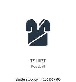 Tshirt icon vector. Trendy flat tshirt icon from football collection isolated on white background. Vector illustration can be used for web and mobile graphic design, logo, eps10