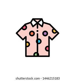 t-shirt icon vector. web design and mobile design. perfect t-shirt symbol. white background.
