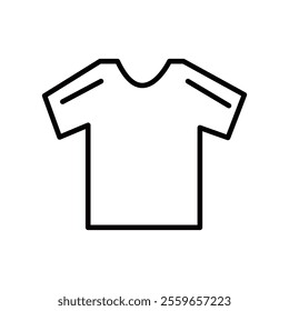 T-shirt icon with white background