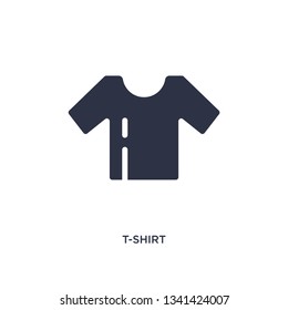 t-shirt isolated icon. Simple element illustration from clothes concept. t-shirt editable logo symbol design on white background. Can be use for web and mobile.