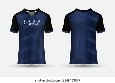 Tshirt Jersey Design Background For Sports Outdoor Front And Back View